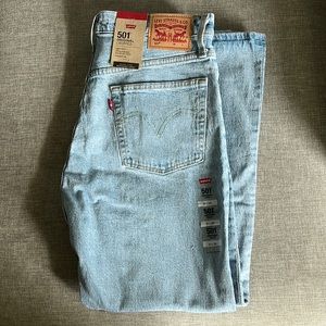 Levi's Women's 501 Crop Jeans Samba Blues (Waterless)